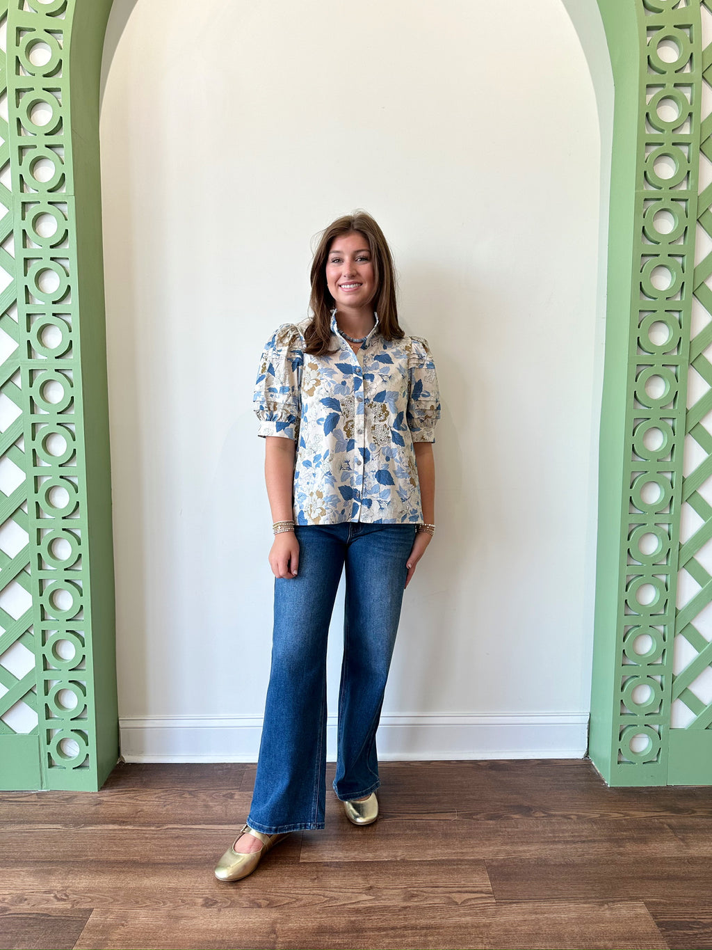 Reagan Floral Top