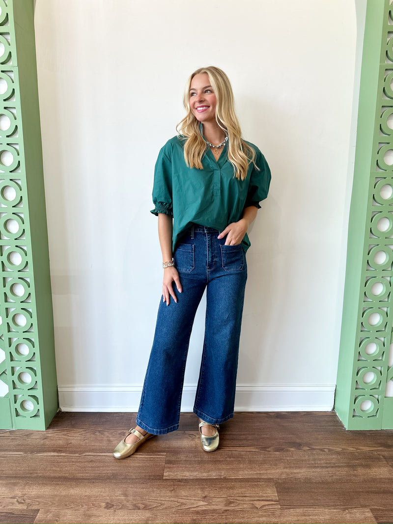 Leslie Green Top