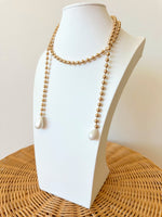 Sue Gold & Pearl Necklace