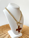 Devin Tortoise Pendant Necklace