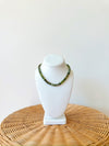 Jordan Beaded Necklace-Green