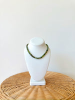 Jordan Beaded Necklace-Green