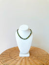 Jordan Beaded Necklace-Green