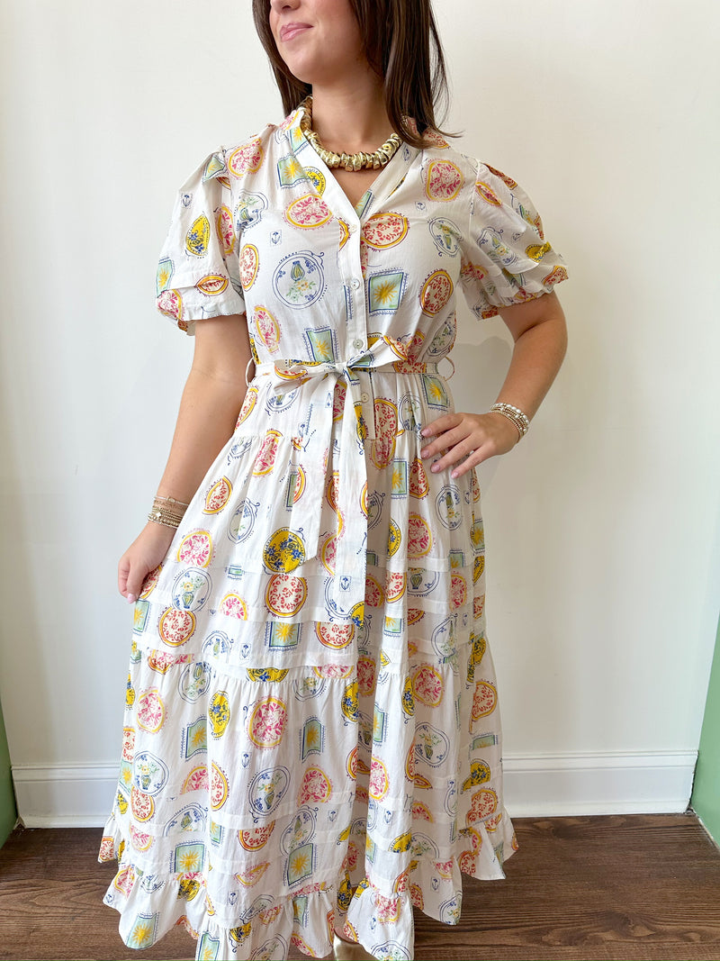 Beth Printed Dress