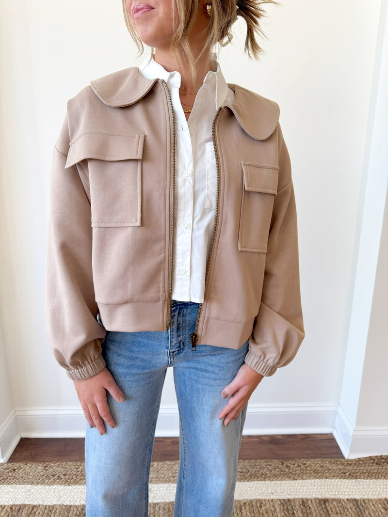 Camila Taupe Jacket