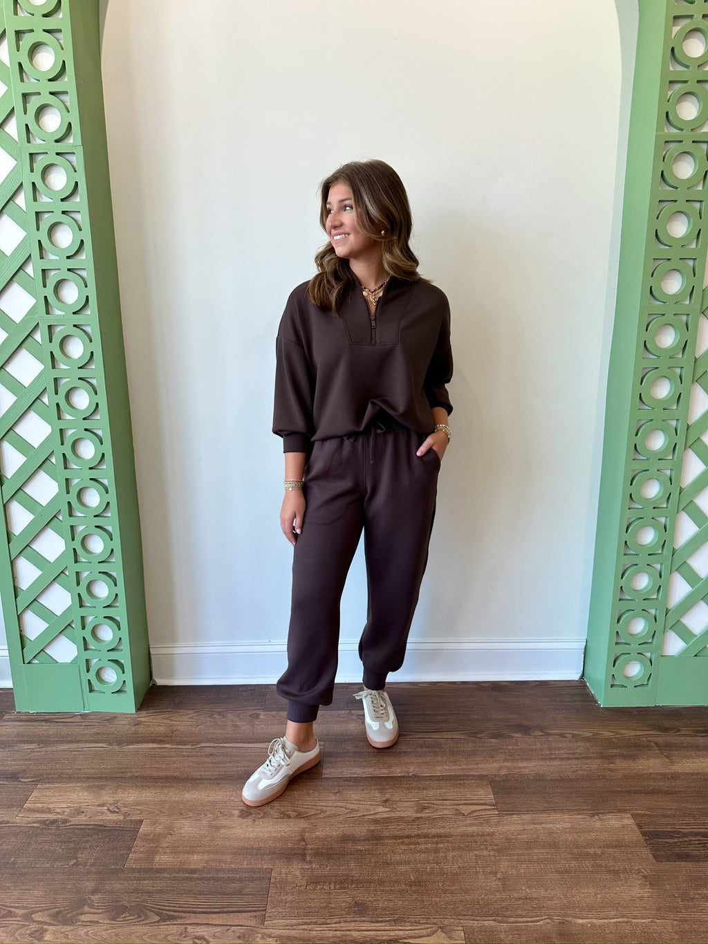 Macie Brown Joggers