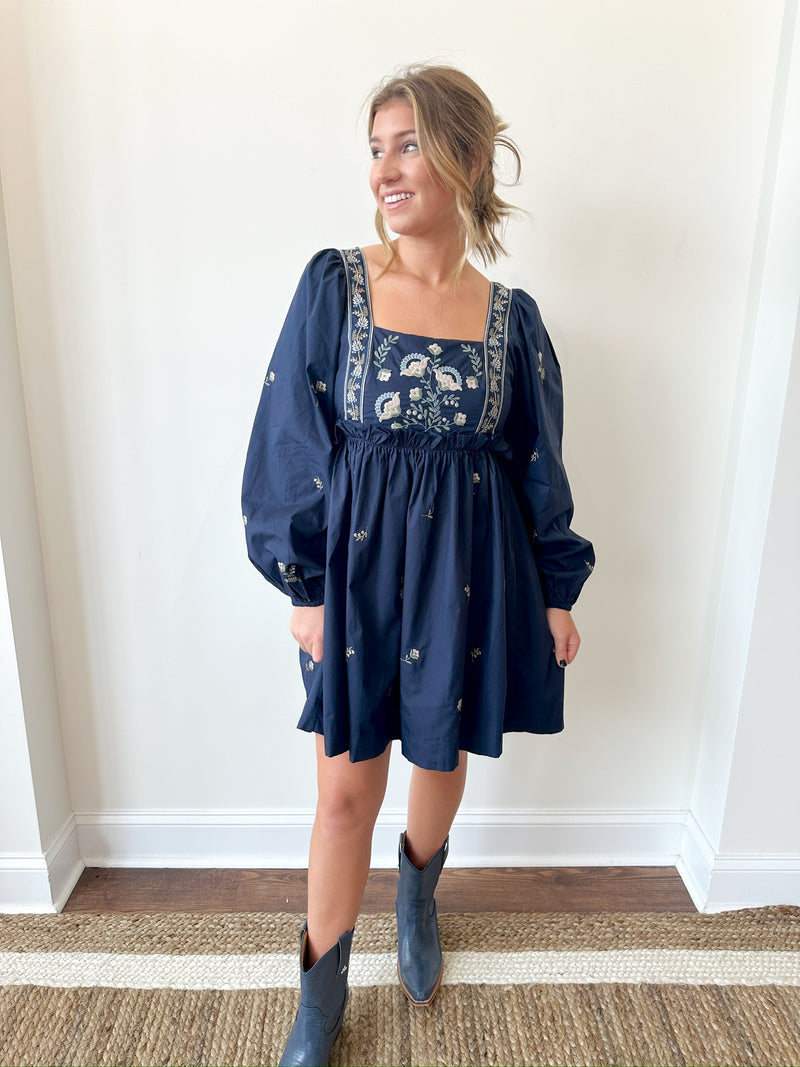 Karson Navy Dress