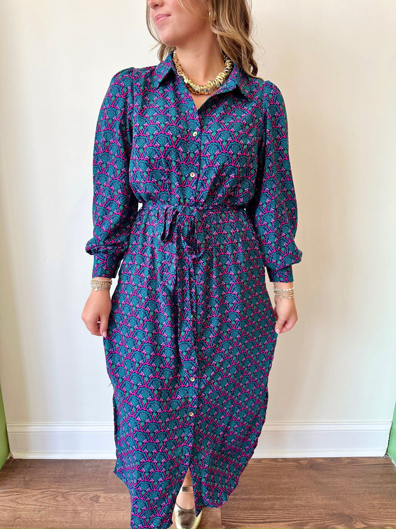 Ava Printed Dress