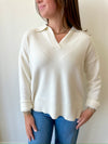Ava White Sweater