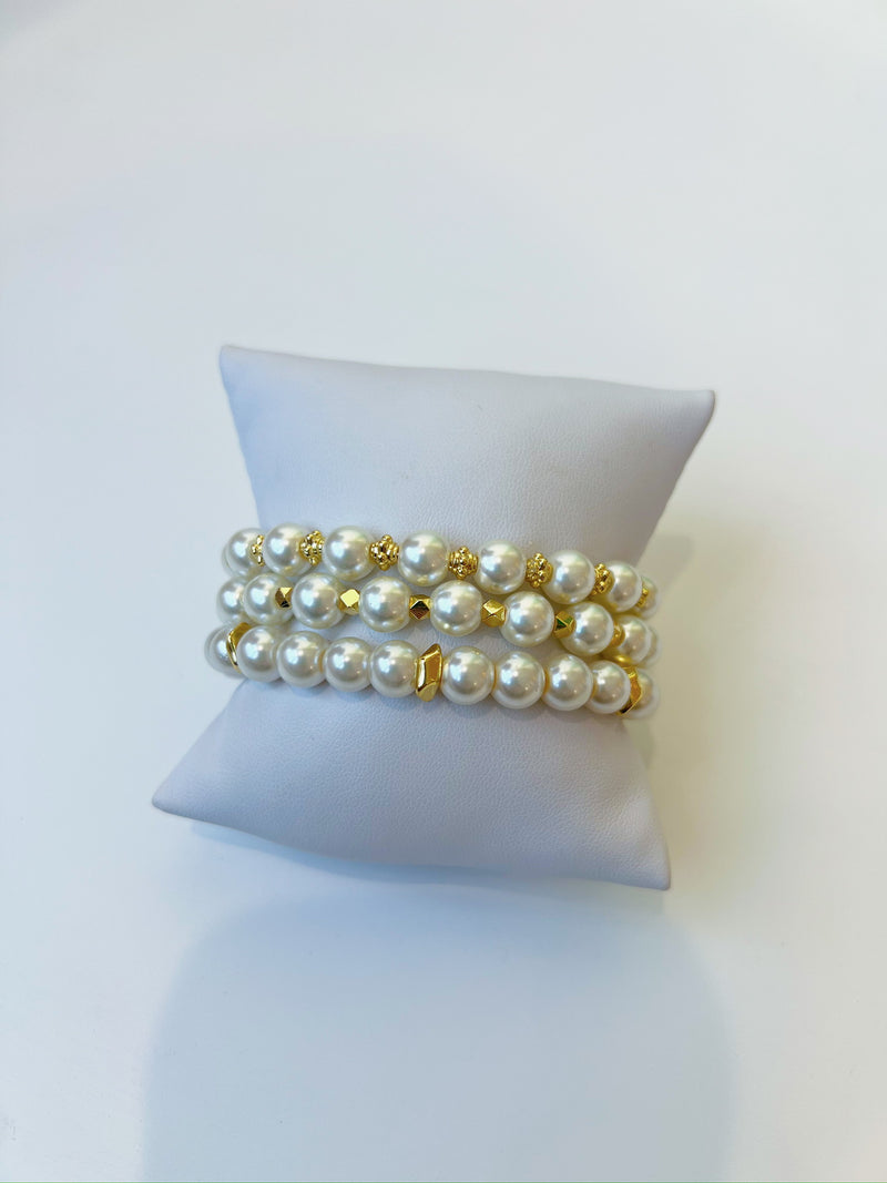 Sofie Pearl Bracelet Set