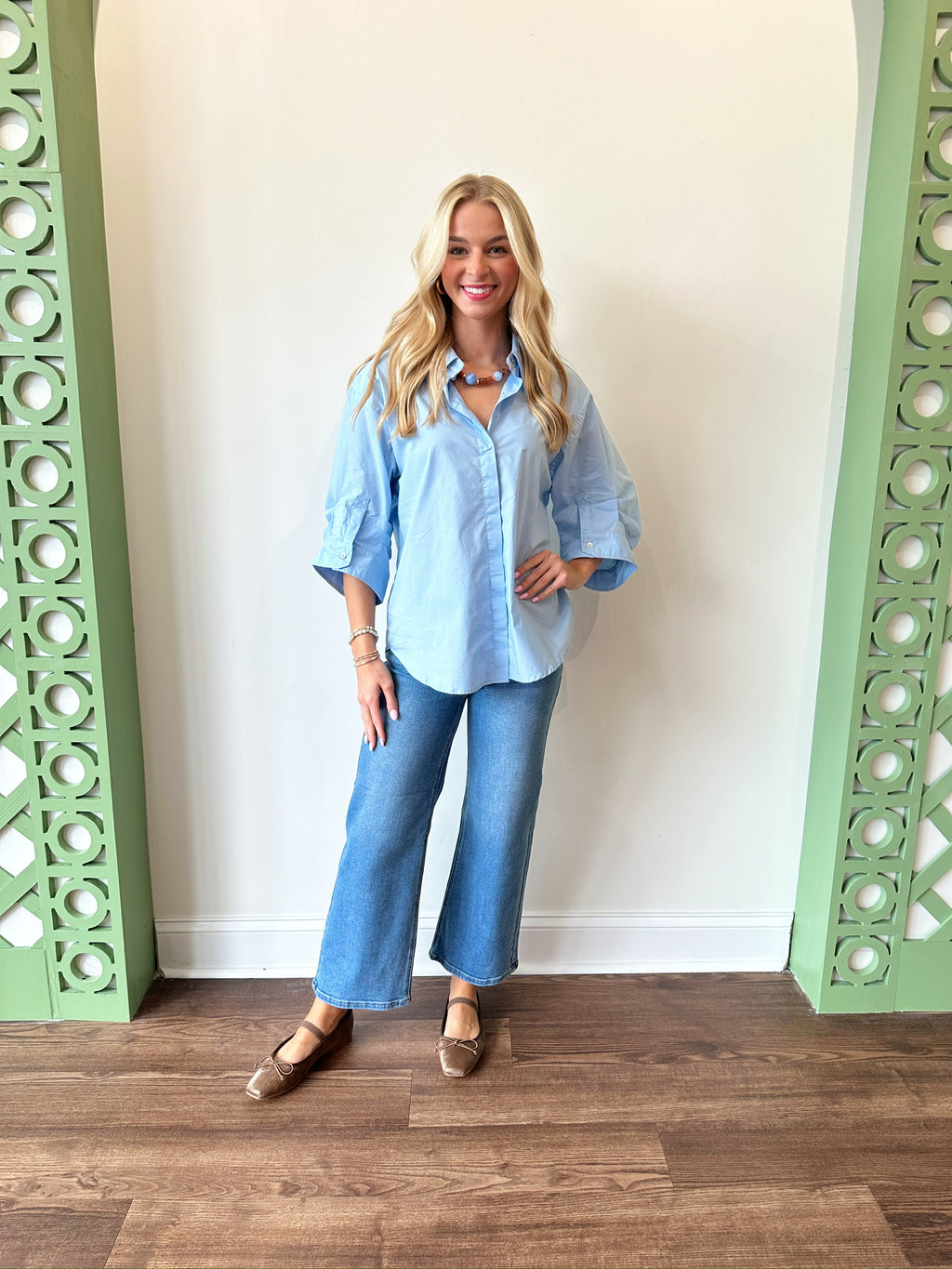 Hannah Blue Top