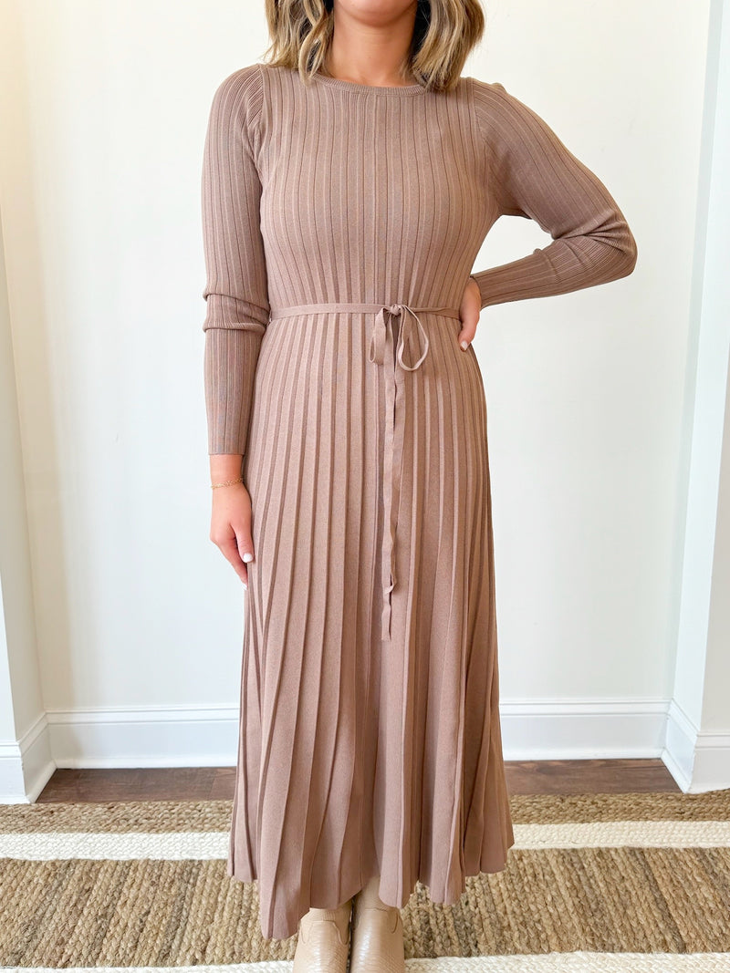 Audrey Taupe Dress