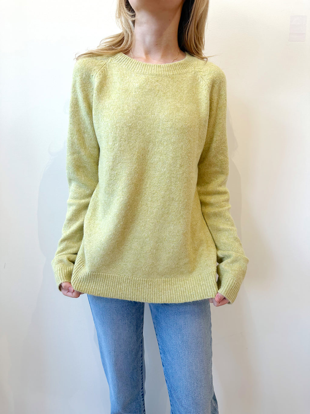 Cassandra Lime Sweater