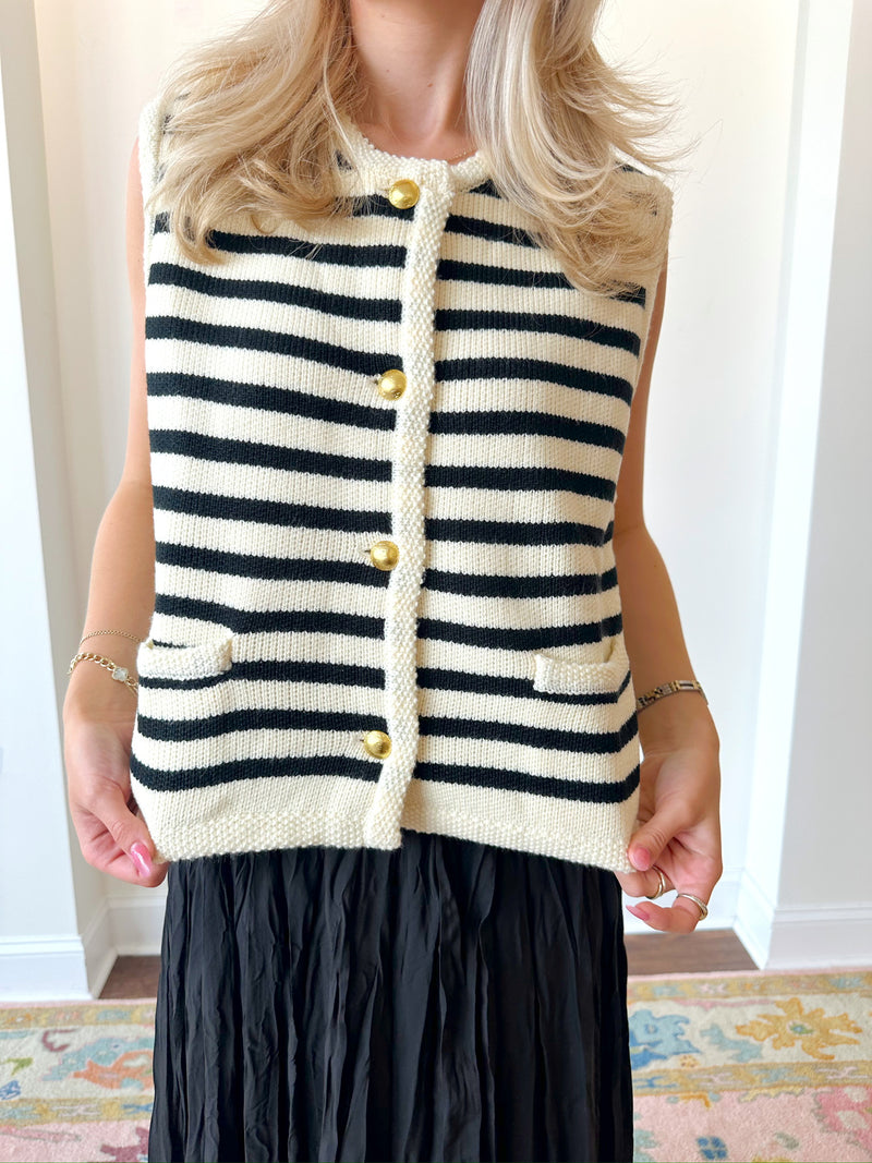 Celie Striped Vest