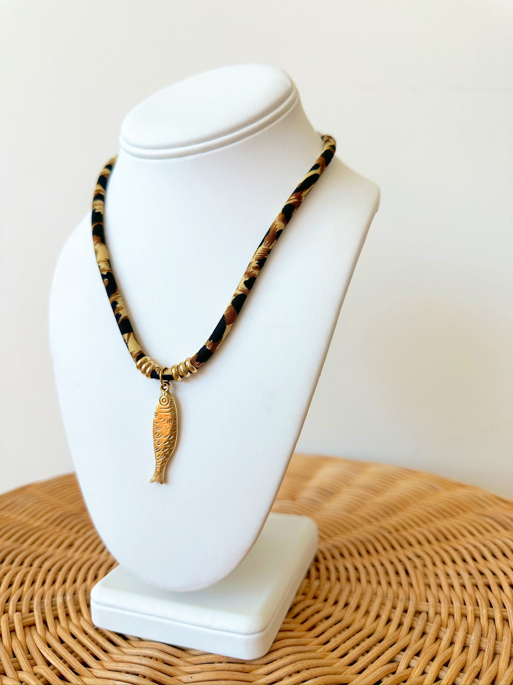 Wren Leopard Necklace