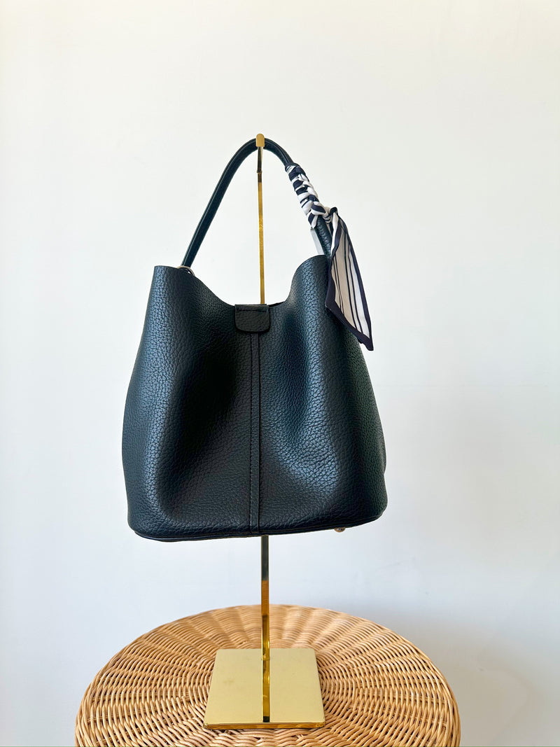 Amanda Bucket Bag-Black