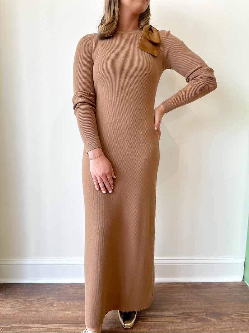 Amanda Mocha Dress