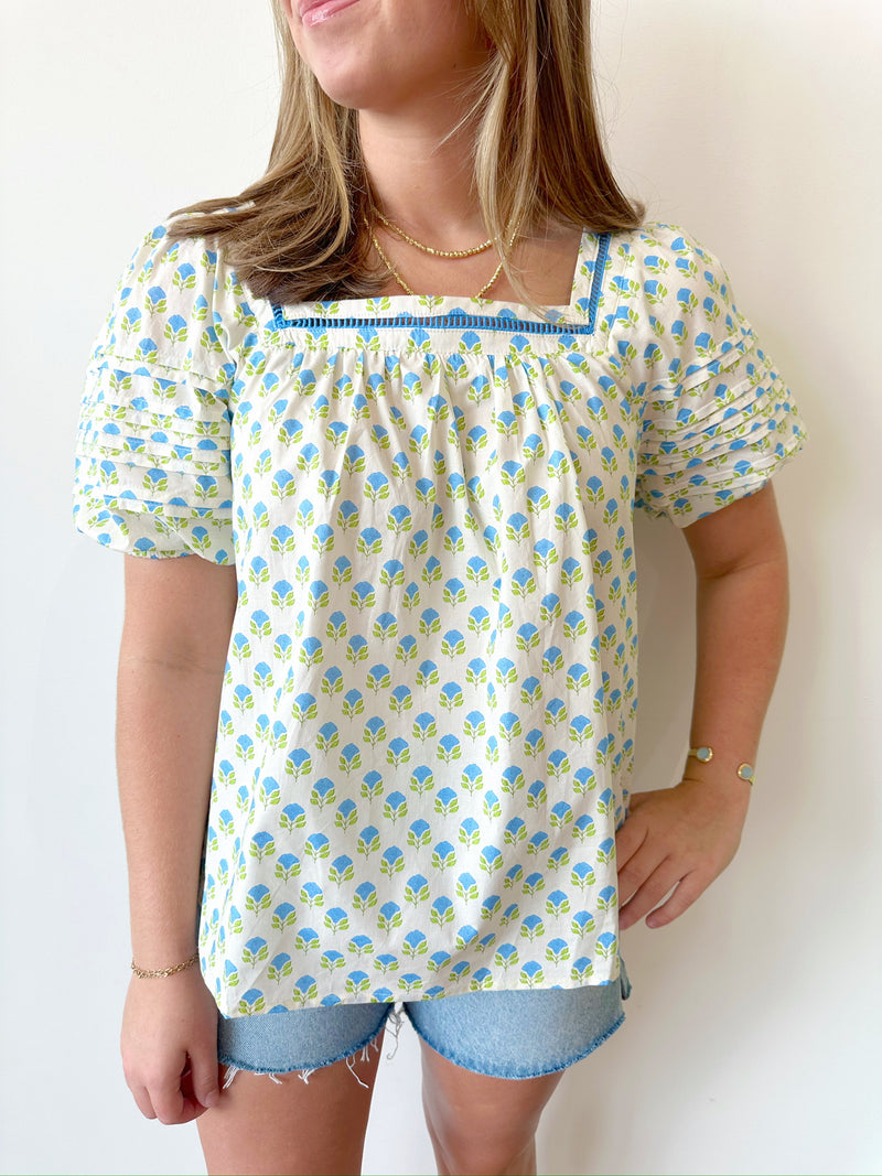 Alison Floral Top