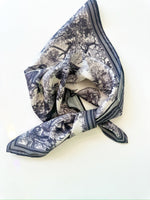 Annie Printed Bandana- Black
