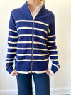 Sallie Navy Sweater Jacket