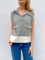 Mariam Striped Vest