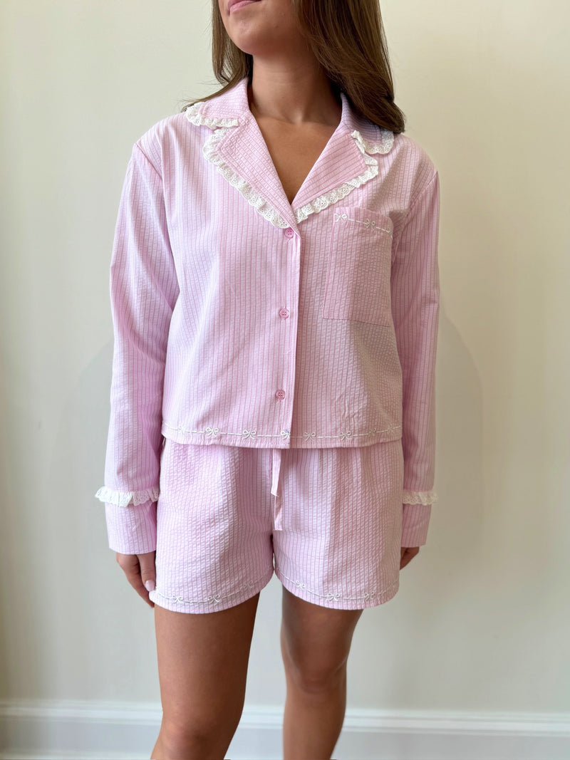 Amy Striped PJ Set