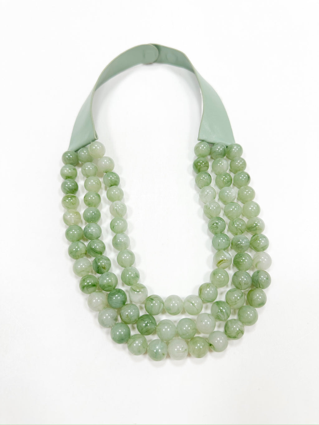 Kaylee Beaded Necklace- Green