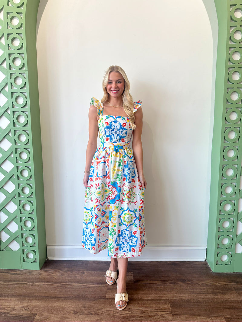 Nicola Printed Dress