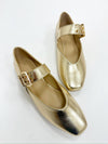 Ella Gold Flats