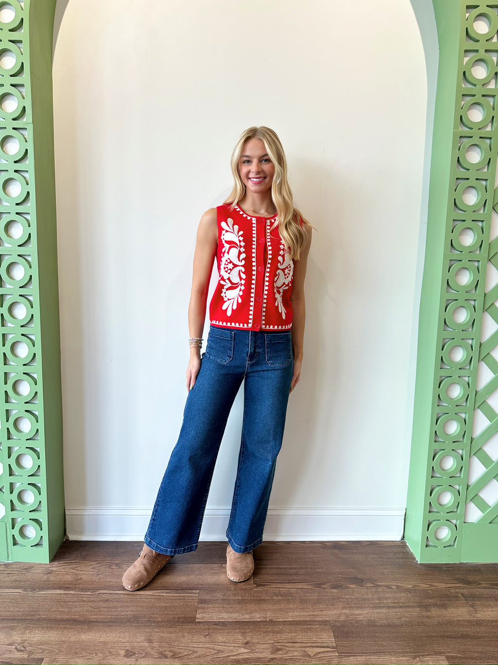 Bella Top-Red