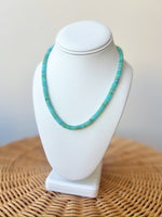 Emily Beaded Necklace-Mint Green