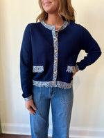 Wren Navy Cardigan