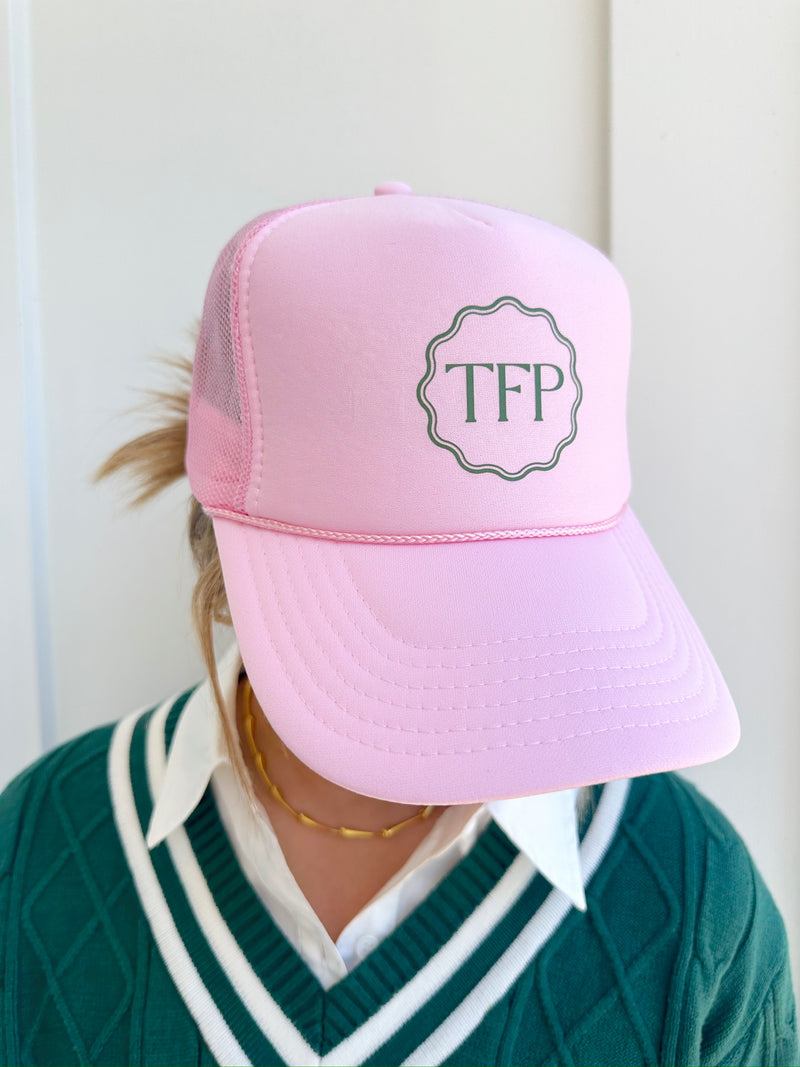 TFP Pink Scalloped Trucker Hat