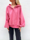 Tia Pink Hoodie Sweatshirt