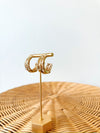 Livvy Bamboo Textured Hoops