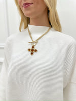 Devin Tortoise Pendant Necklace