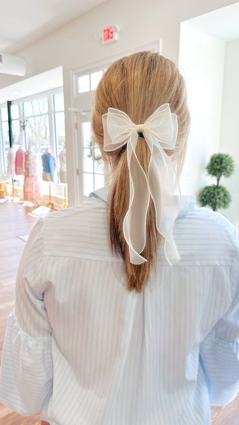 Lea Ivory Bow