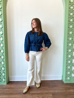 Hazel Denim Top