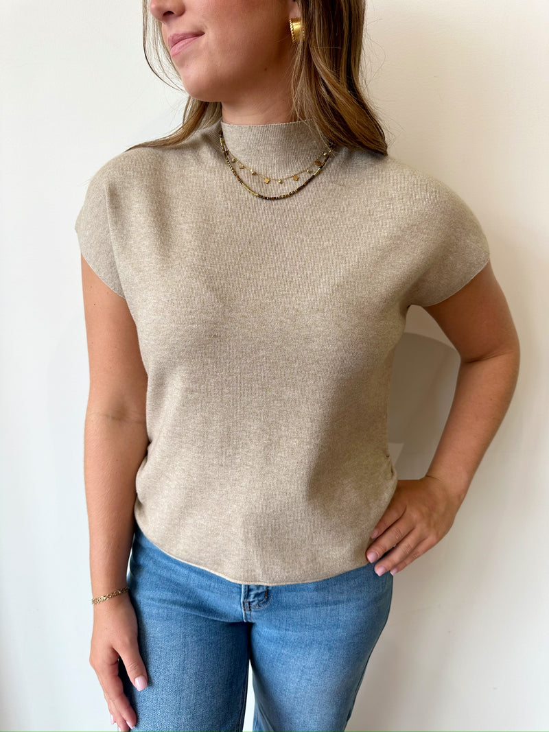 Jordan Taupe Top