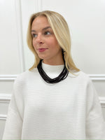 Ella Rope Necklace-Brown