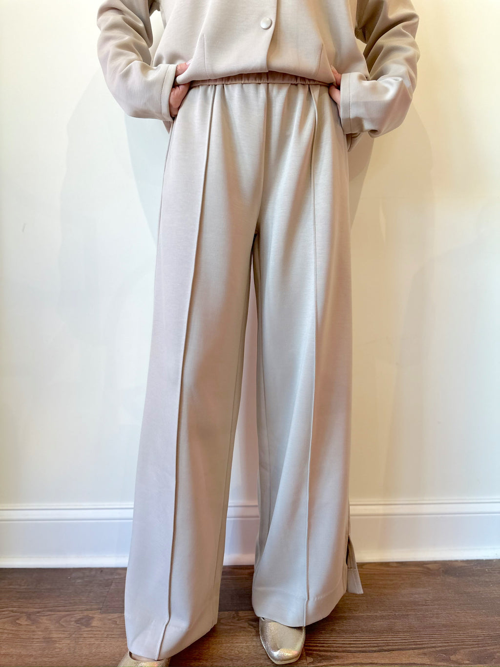 Carrie Taupe Pants