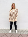 Nyla Checker Sweater