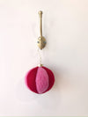 Mini Pink And Red Ornament