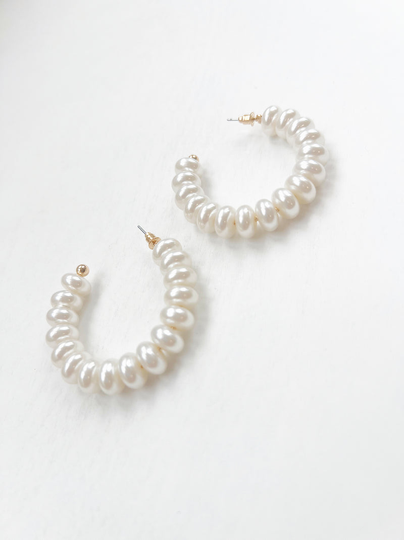 Paisley Pearl Hoops