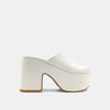 Isolda White Clogs
