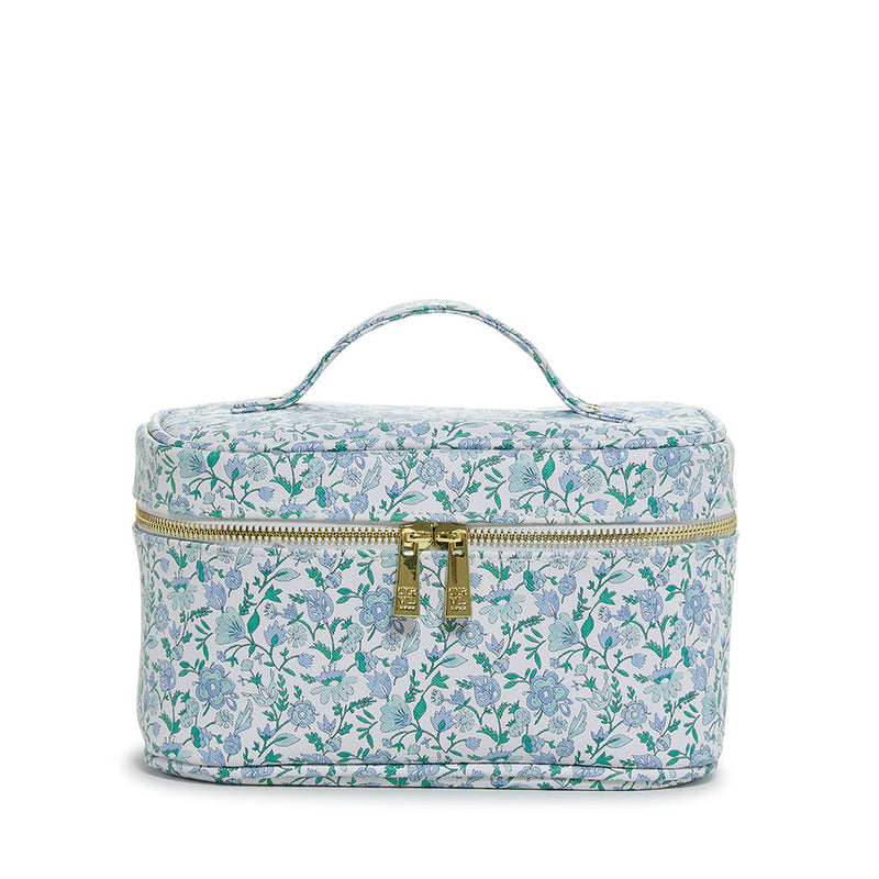 Luxe Train 2 Cosmetic Case- Hamptons Floral