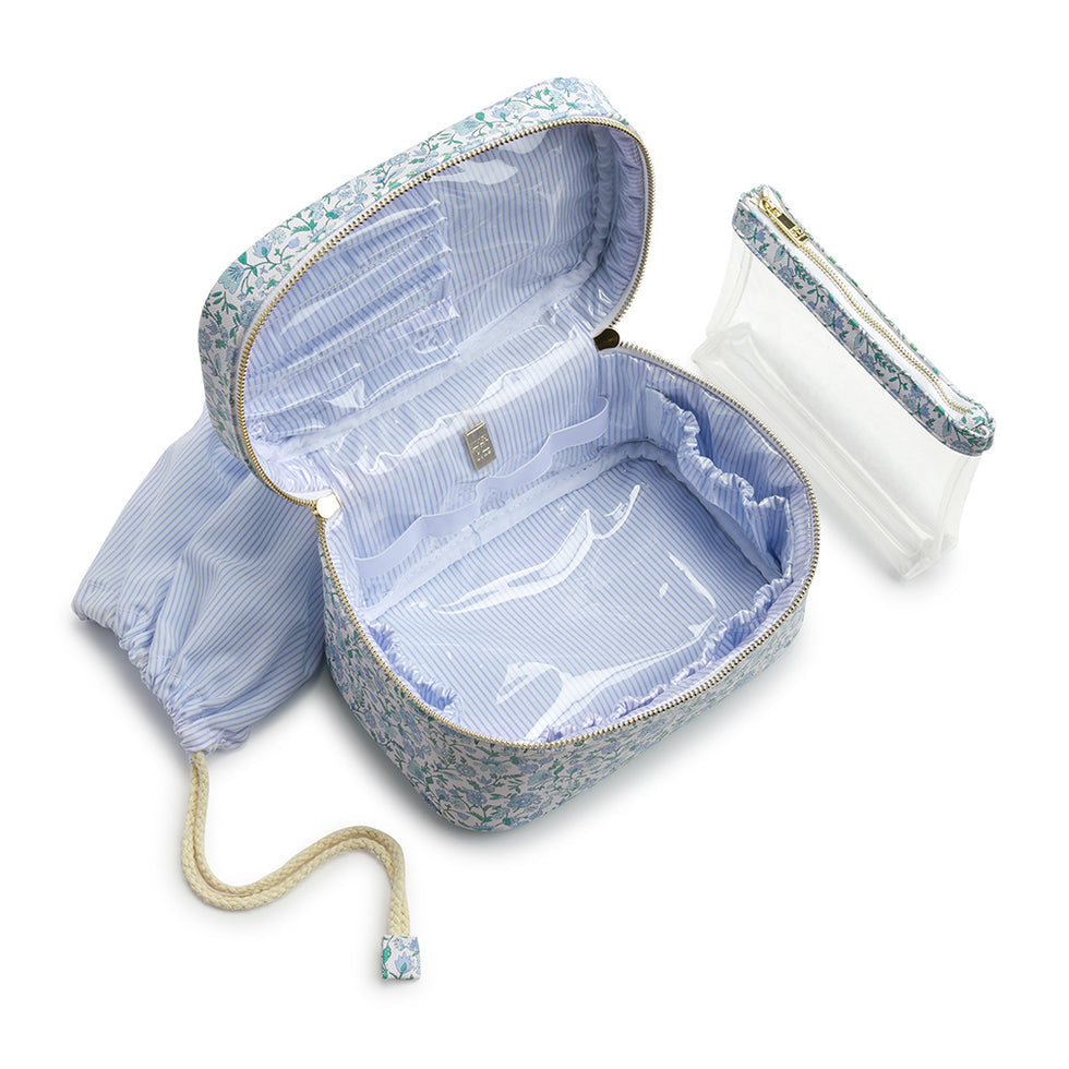 Luxe Train 2 Cosmetic Case- Hamptons Floral