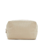 Luxe Everyday Cosmetic Bag-Woven Bisque