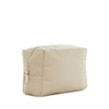 Luxe Everyday Cosmetic Bag-Woven Bisque