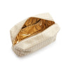 Luxe Everyday Cosmetic Bag-Woven Bisque